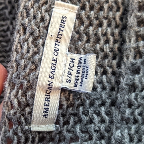 AEO Open Knit Scoop Neck Tunic Sweater Sz Small - Picture 8 of 10